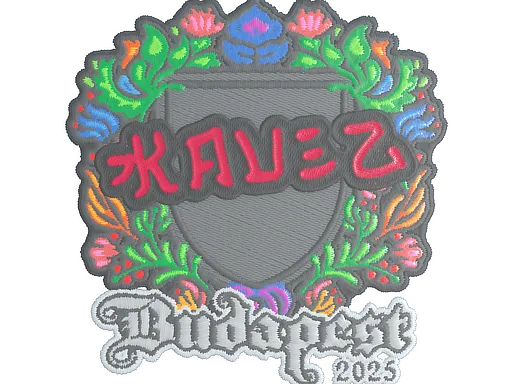 Sticker | kauez (Embroidered) | Budapest 2025 - $ 0.04