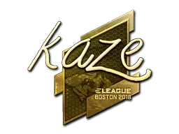 Sticker | Kaze (Gold) | Boston 2018 - $ 178.65