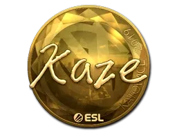 Sticker | Kaze (Gold) | Katowice 2019 - $ 78.81