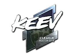 Sticker | keev (Foil) | Boston 2018 - $ 11.67