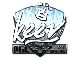 Sticker | keev (Foil) | Krakow 2017 - $ 80.63