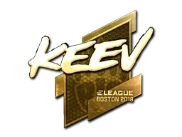 Sticker | keev (Gold) | Boston 2018 - $ 1419.99