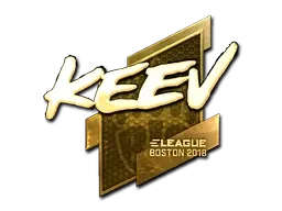 Sticker | keev (Gold) | Boston 2018 - $ 1451.53