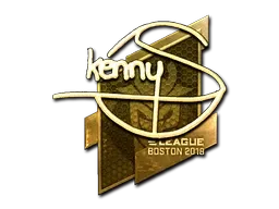 Sticker | kennyS (Gold) | Boston 2018 - $ 1676.89