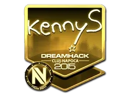 Sticker | kennyS (Gold) | Cluj-Napoca 2015 - $ 30.01