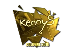 Sticker | kennyS (Gold) | Cologne 2016 - $ 67.91