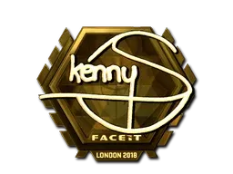 Sticker | kennyS (Gold) | London 2018 - $ 1095.56