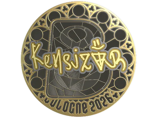 Sticker | kensizor (Gold) | Cologne 2026 - $ 8.38