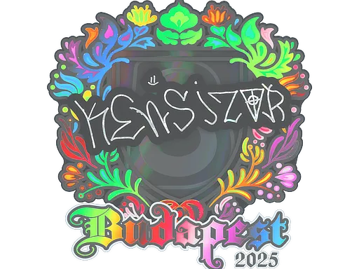 Sticker | kensizor (Holo) | Budapest 2025 - $ 0.57
