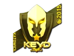 Sticker | Keyd Stars (Gold) | Katowice 2015 ``