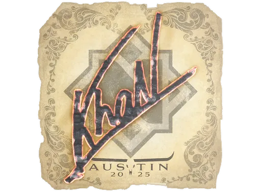 Sticker | khaN | Austin 2025 - $ 0.03