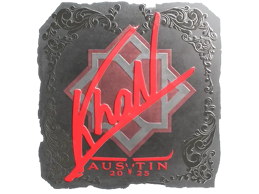 Sticker | khaN (Foil) | Austin 2025 - $ 0.14