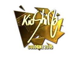Sticker | kioShiMa (Gold) | Cologne 2016 - $ 77.82