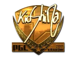 Sticker | kioShiMa (Gold) | Krakow 2017 - $ 223.31