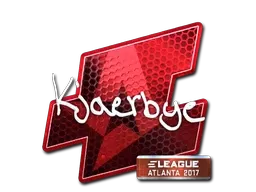 Sticker | Kjaerbye (Foil) | Atlanta 2017 - $ 24.18