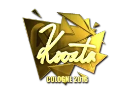 Sticker | koosta (Gold) | Cologne 2016 ``