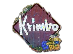Sticker | Krimbo (Glitter) | Rio 2022 - $ 0.06