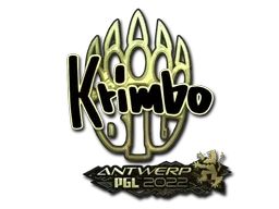 Sticker | Krimbo (Gold) | Antwerp 2022 - $ 6.37