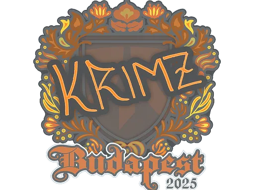 Sticker | KRIMZ | Budapest 2025 - $ 0.03