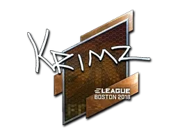 Sticker | KRIMZ (Foil) | Boston 2018 - $ 5.38