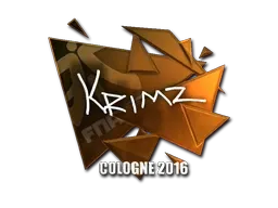 Sticker | KRIMZ (Foil) | Cologne 2016 - $ 12.73