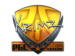 Sticker | KRIMZ (Foil) | Krakow 2017 - $ 14.46