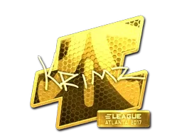Sticker | KRIMZ (Gold) | Atlanta 2017 - $ 100.08