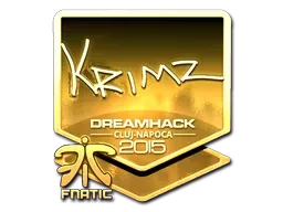 Sticker | KRIMZ (Gold) | Cluj-Napoca 2015 - $ 28.19