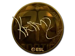 Sticker | KRIMZ (Gold) | Katowice 2019 - $ 35.48