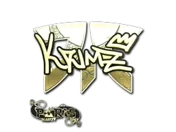Sticker | KRIMZ (Gold) | Paris 2023 - $ 1.68