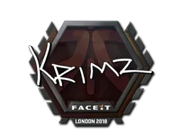 Sticker | KRIMZ | London 2018 - $ 0.56