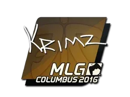 Sticker | KRIMZ | MLG Columbus 2016 - $ 1.24