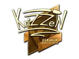 Sticker | KrizzeN (Gold) | Boston 2018 - $ 812.37