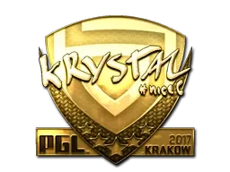 Sticker | kRYSTAL (Gold) | Krakow 2017 - $ 458.23