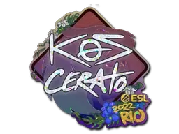 Sticker | KSCERATO (Glitter) | Rio 2022 - $ 0.11