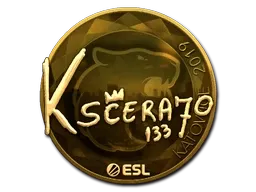 Sticker | KSCERATO (Gold) | Katowice 2019 - $ 65.39