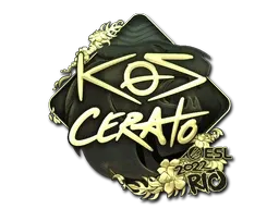 Sticker | KSCERATO (Gold) | Rio 2022 - $ 12.90