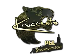 Sticker | KSCERATO (Gold) | Stockholm 2021 - $ 7.77