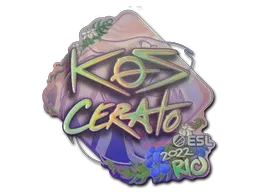 Sticker | KSCERATO (Holo) | Rio 2022 - $ 1.22