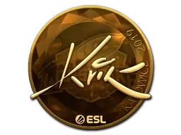 Sticker | Kvik (Gold) | Katowice 2019 - $ 29.80