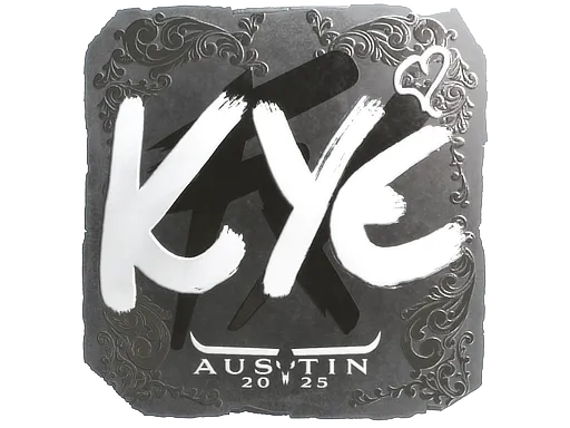 Sticker | kye (Foil) | Austin 2025 - $ 0.29