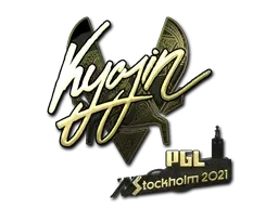 Sticker | Kyojin (Gold) | Stockholm 2021 - $ 3.92