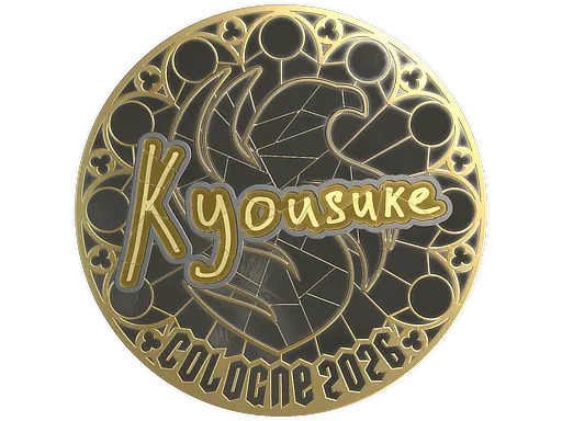 Sticker | kyousuke (Gold) | Cologne 2026 - $ 109.86