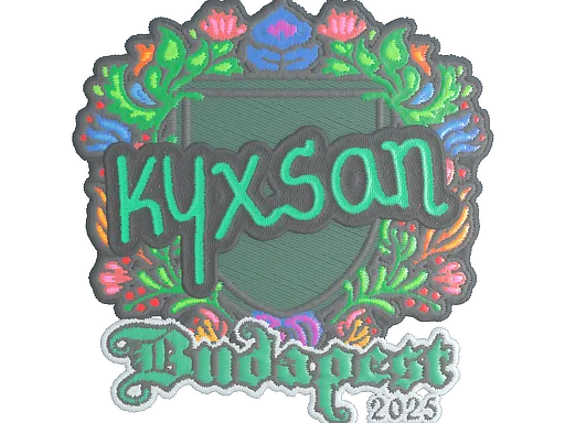 Sticker | kyxsan (Embroidered) | Budapest 2025 - $ 0.03