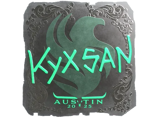 Sticker | kyxsan (Foil) | Austin 2025 - $ 0.08