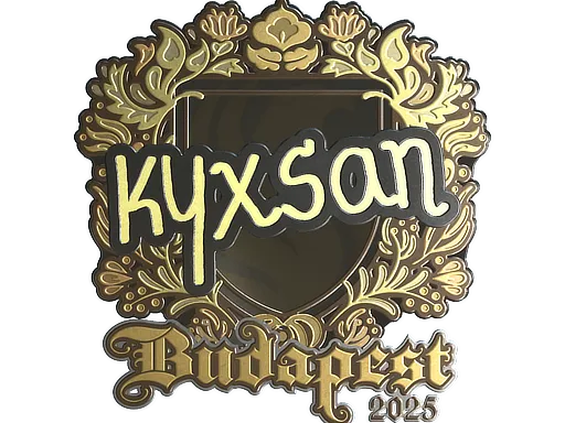 Sticker | kyxsan (Gold) | Budapest 2025 - $ 1.98