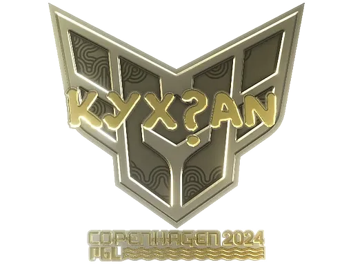 Sticker | kyxsan (Gold) | Copenhagen 2024 - $ 2.99