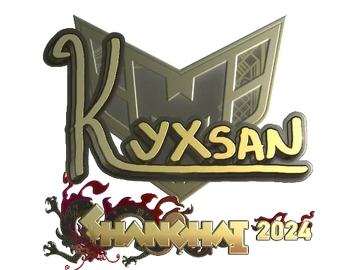 Sticker | kyxsan (Gold) | Shanghai 2024 - $ 1.00