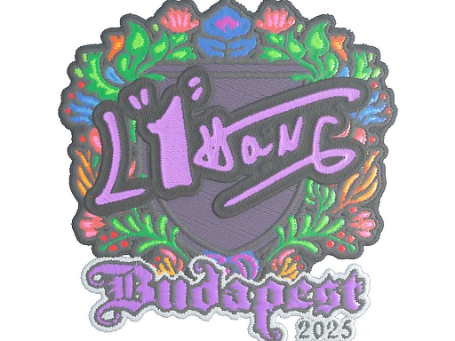 Sticker | L1haNg (Embroidered) | Budapest 2025 - $ 0.11