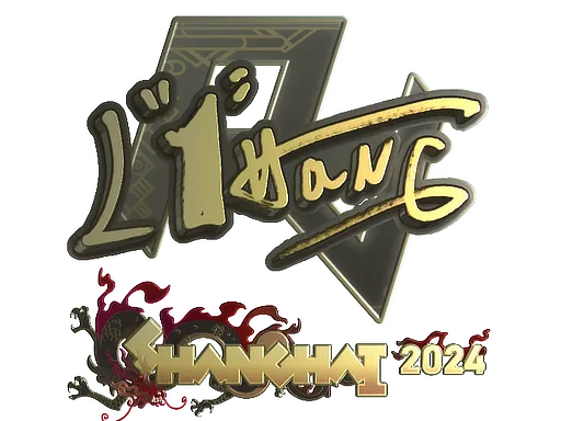 Sticker | L1haNg (Gold) | Shanghai 2024 - $ 9.59